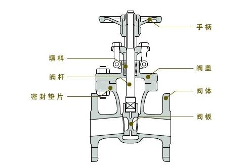 闸阀结构图